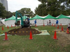 子供が喜んだミニショベル体験 